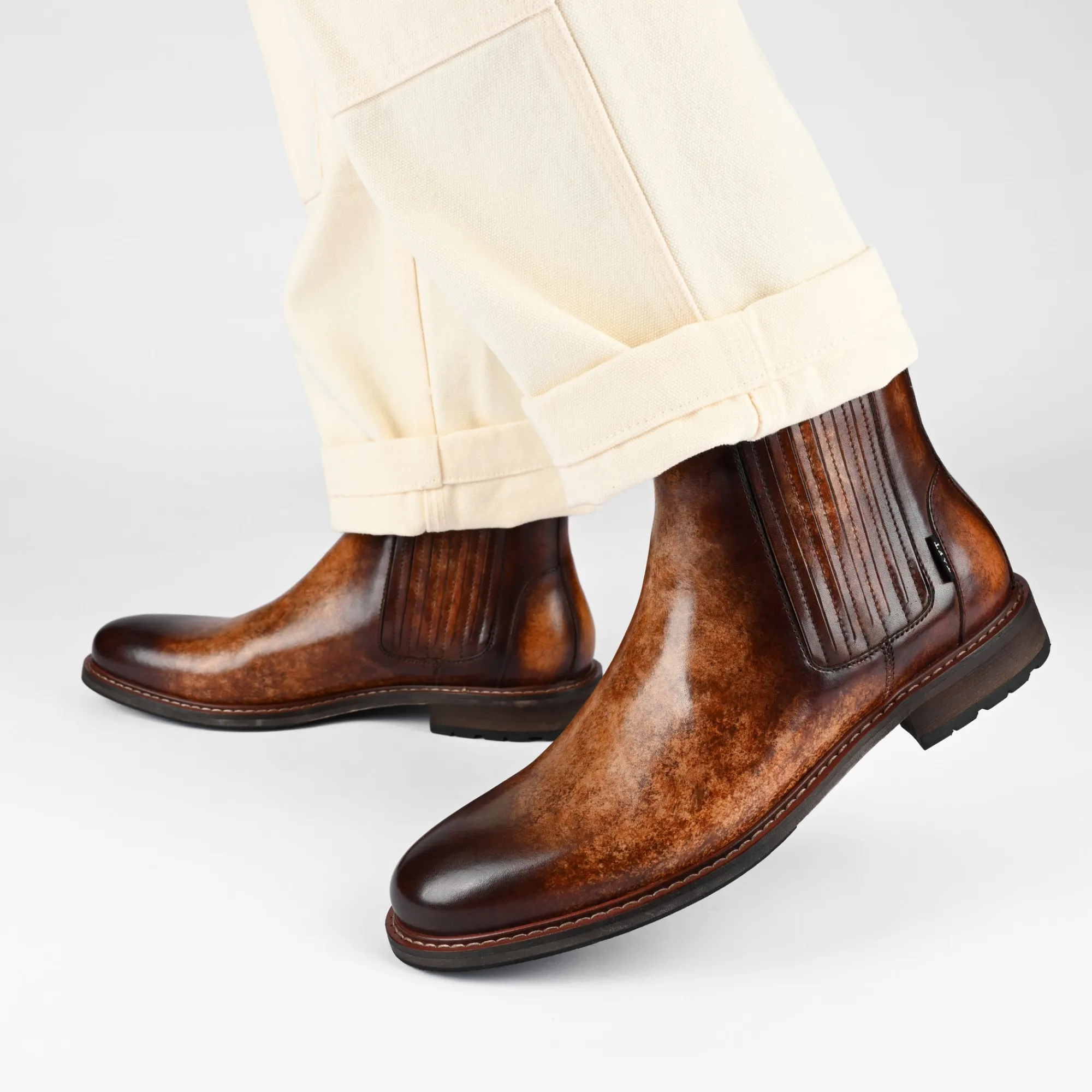 Shop TAFT Model 010 Boot In Walnut