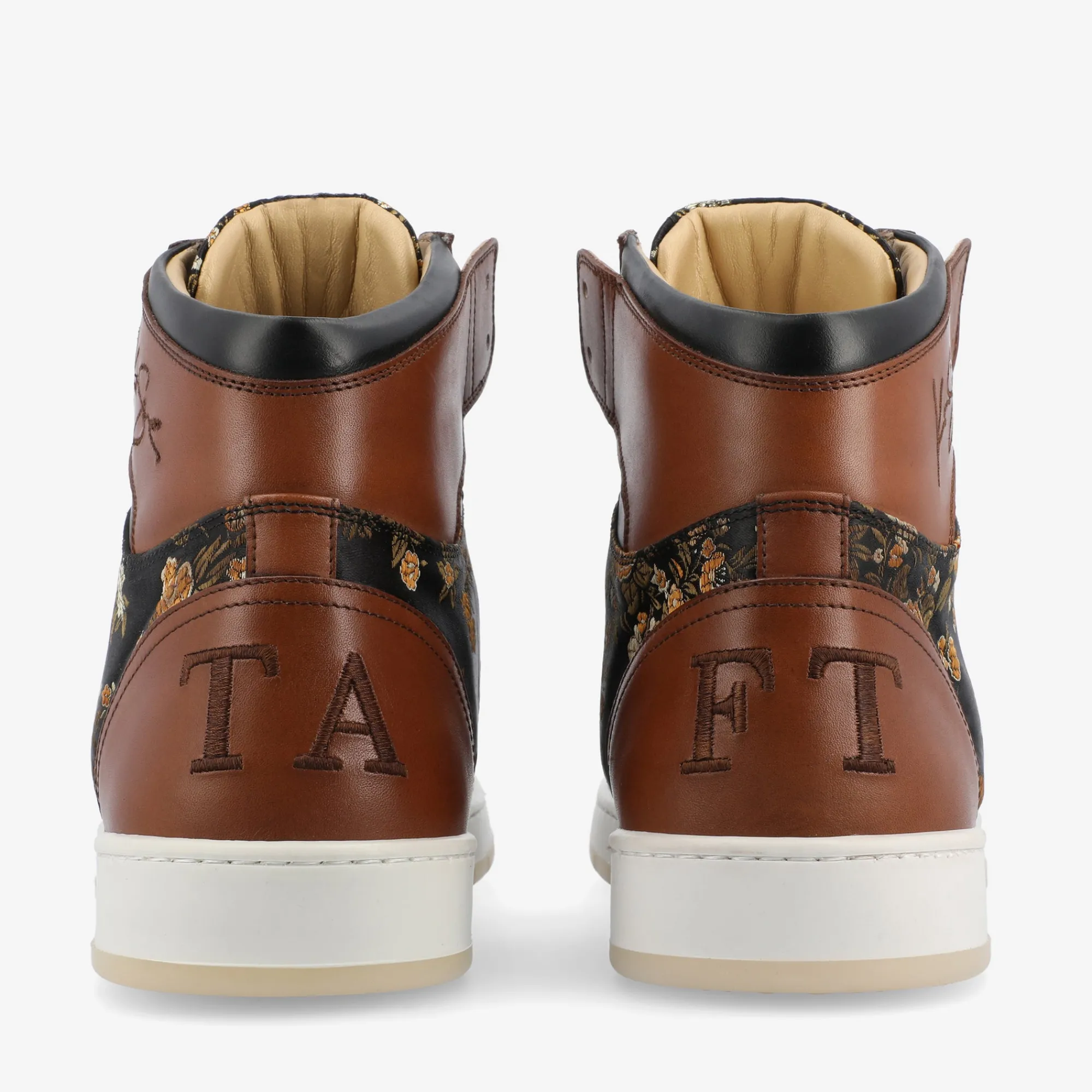 Outlet TAFT Rapido Brown High Top Sneakers - Eden |