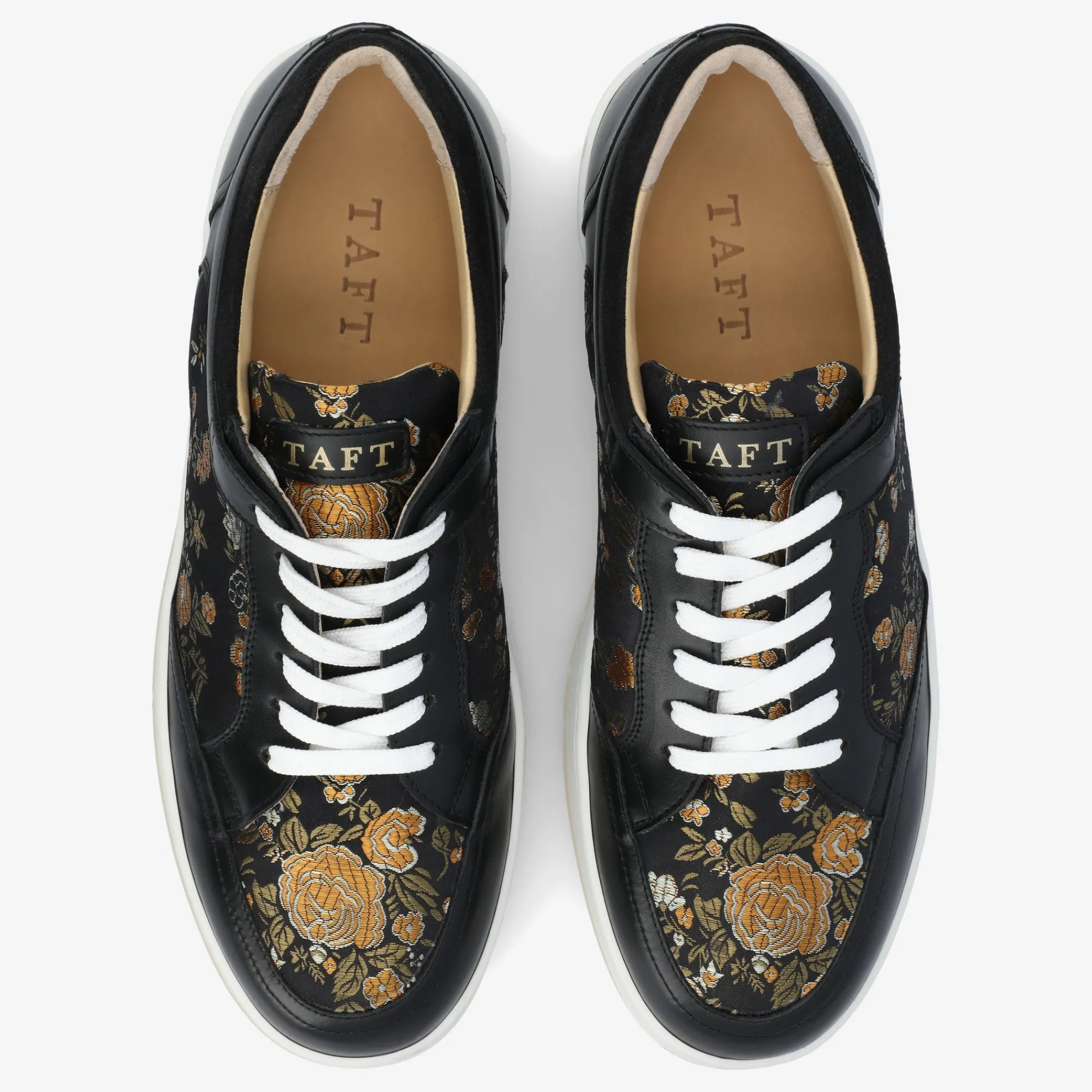 Cheap TAFT Rapido Low In Eden Noir - Black Leather Sneakers |