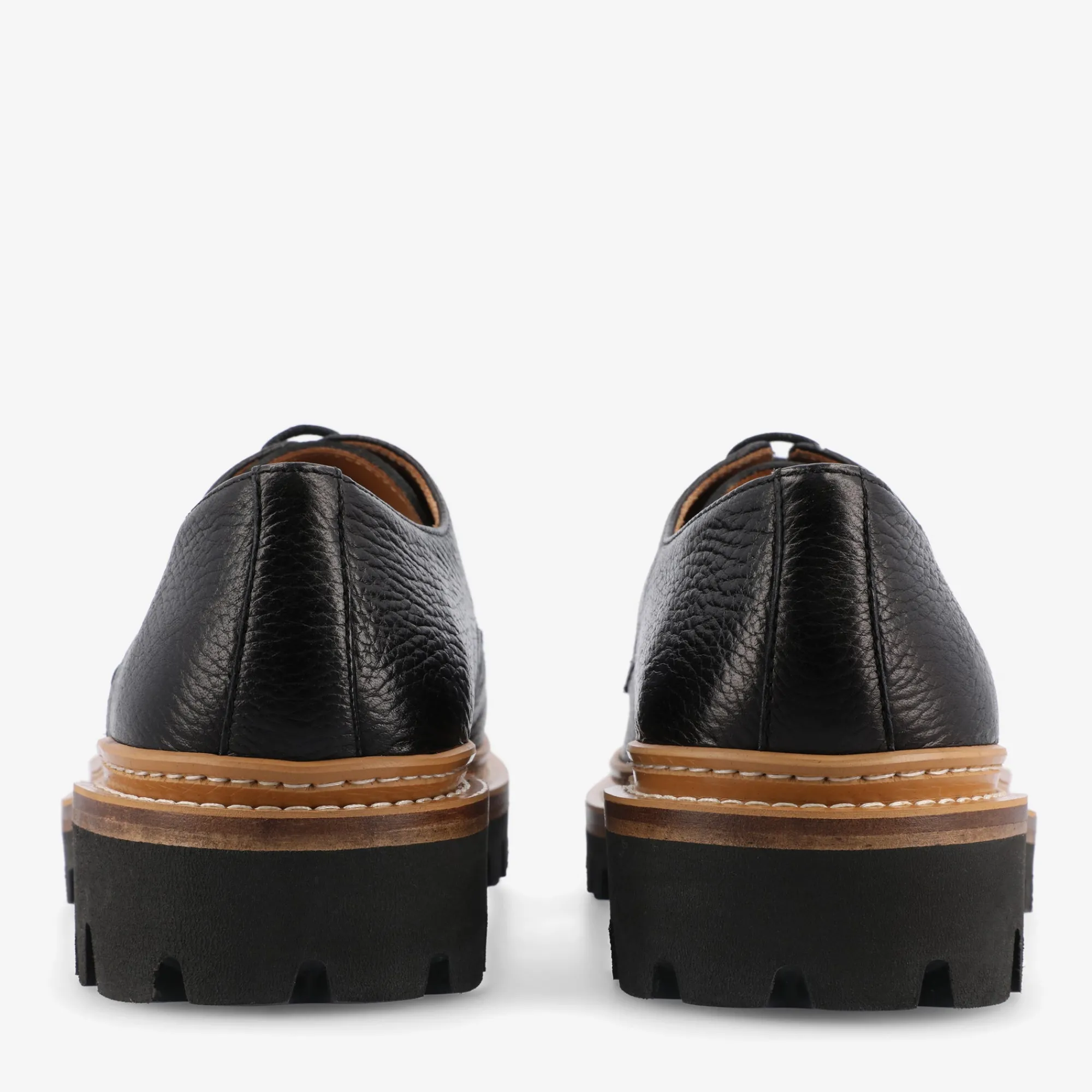 Best Sale TAFT The Country Derby In Black - Deerskin Shoe |