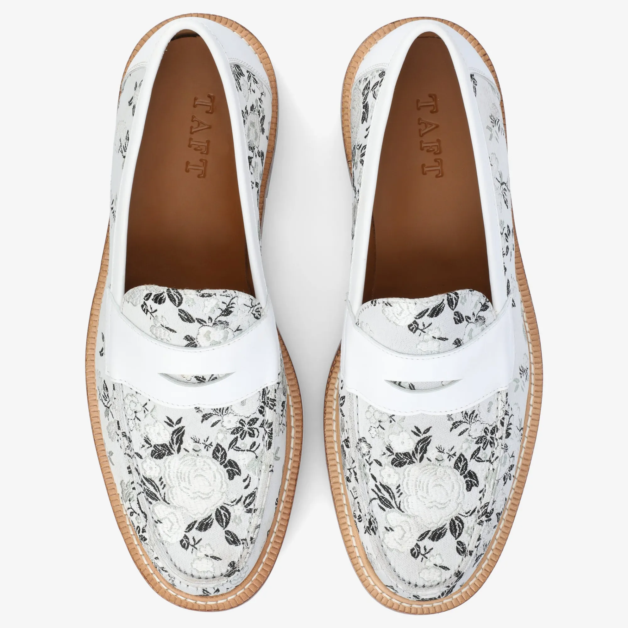 Hot TAFT The Fitz Loafer In Eden Blanc - White Loafers For Men |