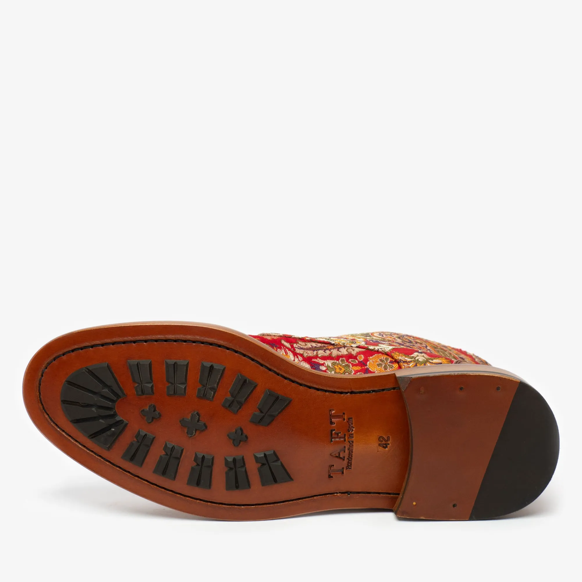 Fashion TAFT The Jack Boot In Red Paisley |