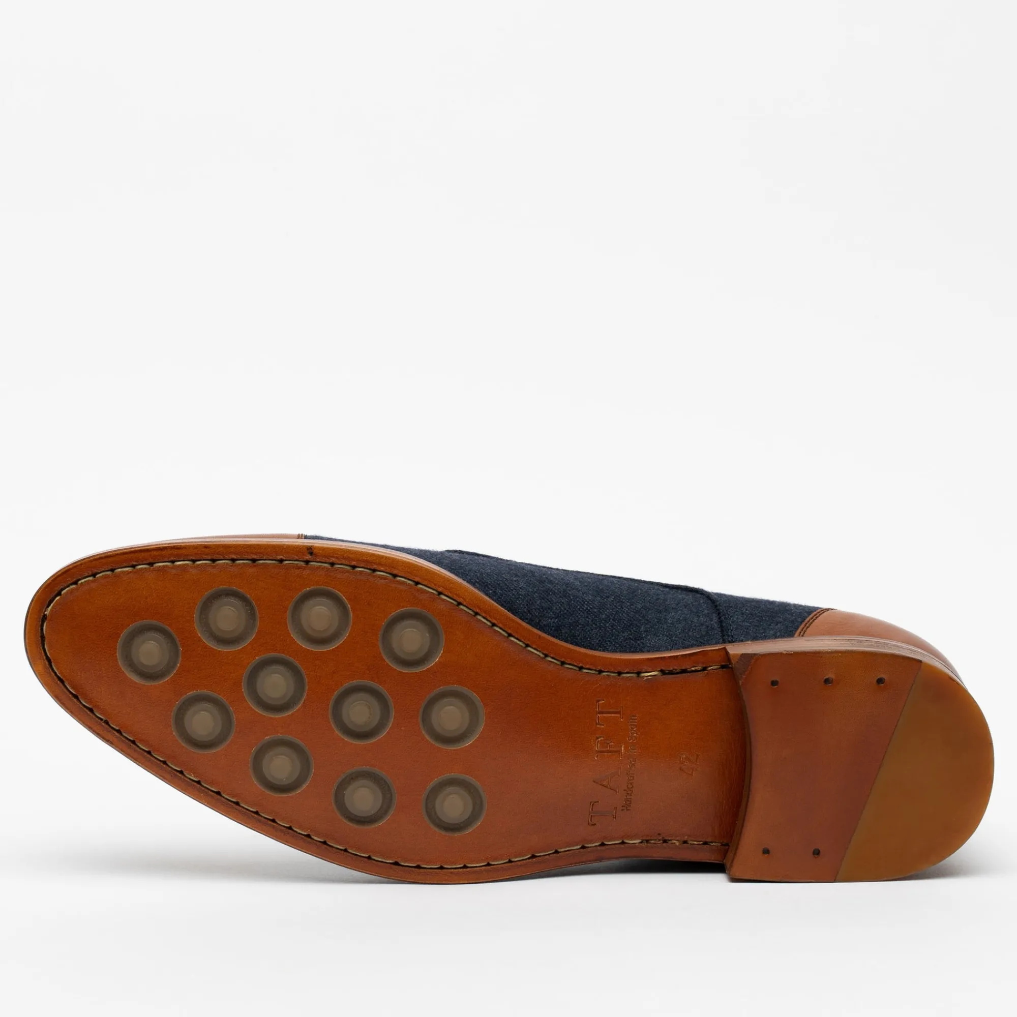 New TAFT The Jack Shoe - Navy Dress Shoes |