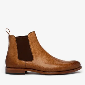 Outlet TAFT The Jude Boot In Honey Floral - Full Grain Leather |