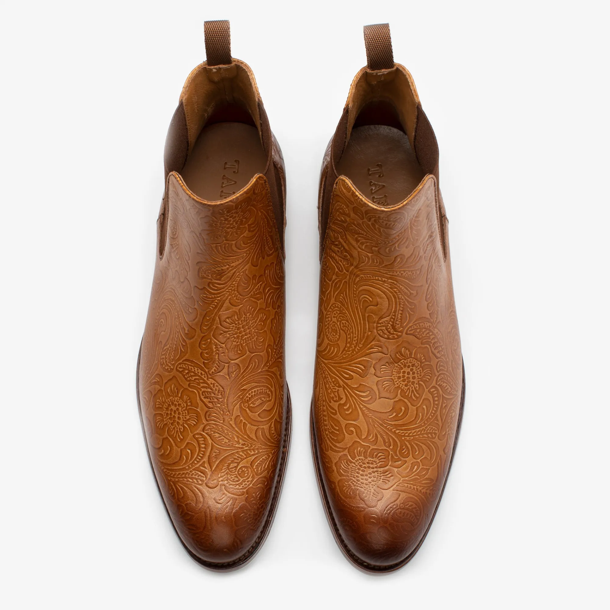 Outlet TAFT The Jude Boot In Honey Floral - Full Grain Leather |