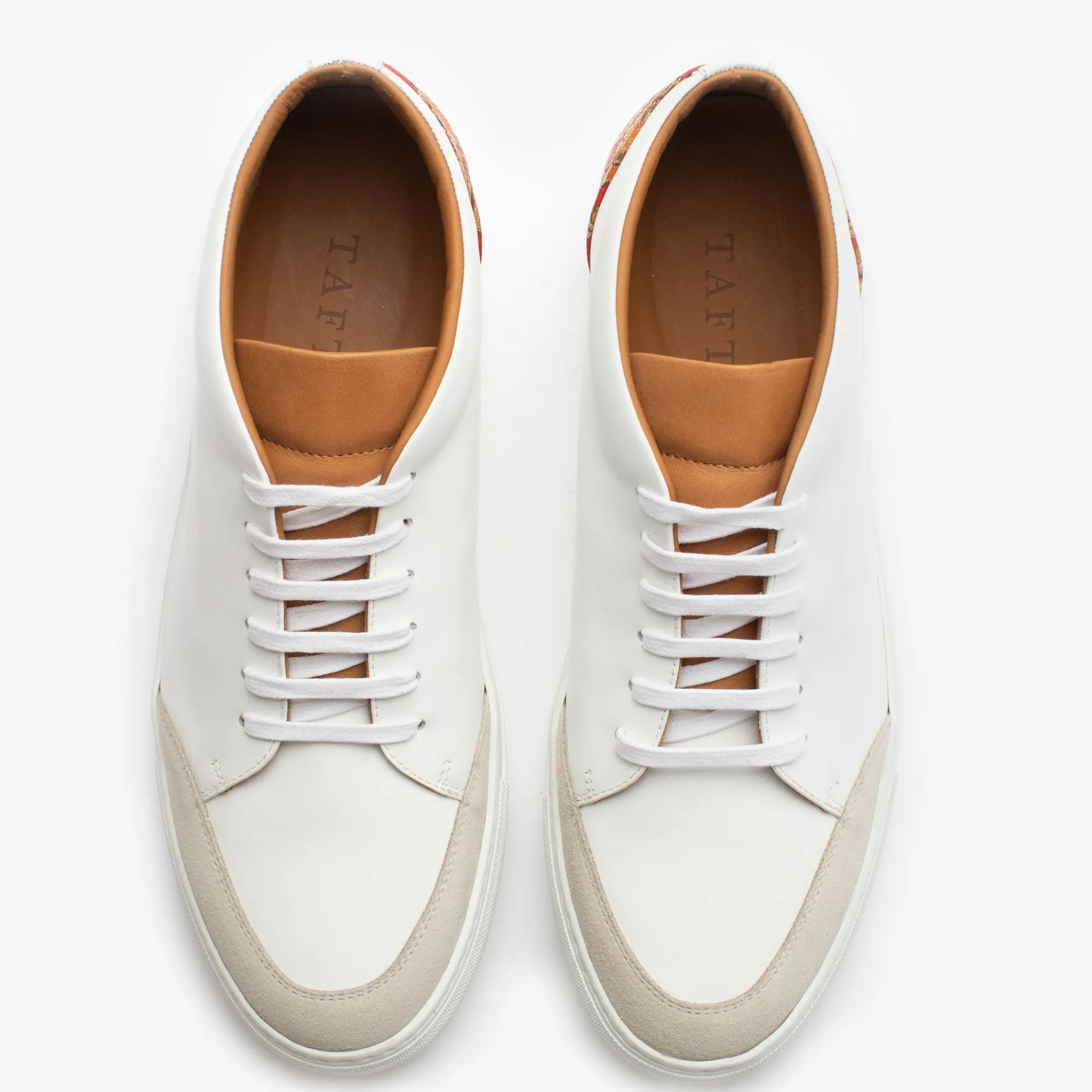 Cheap TAFT The Klay Mid Top Sneaker In Red/White |