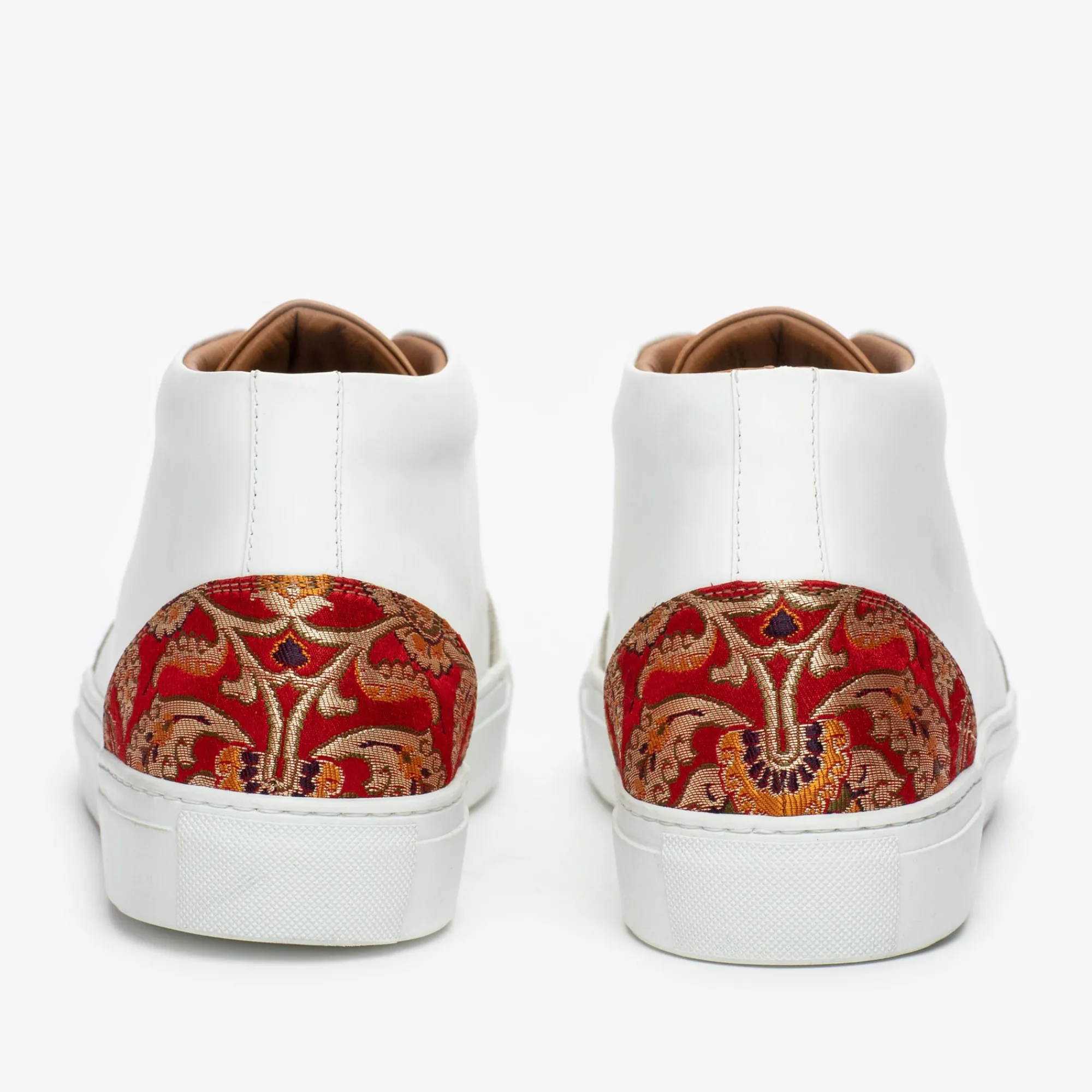 Cheap TAFT The Klay Mid Top Sneaker In Red/White |