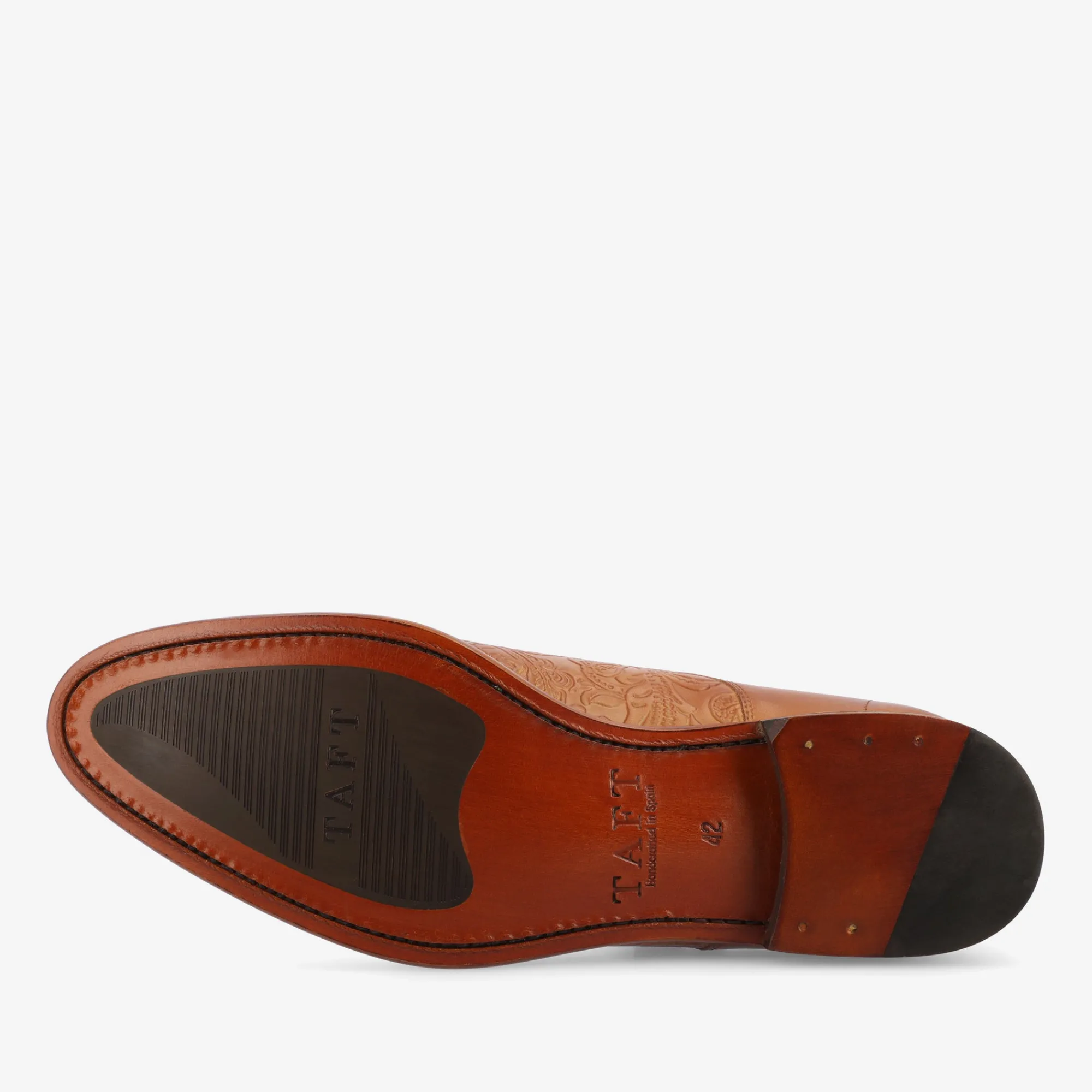 Shop TAFT The Lucca Double Monk Strap Shoe In Honey Floral |