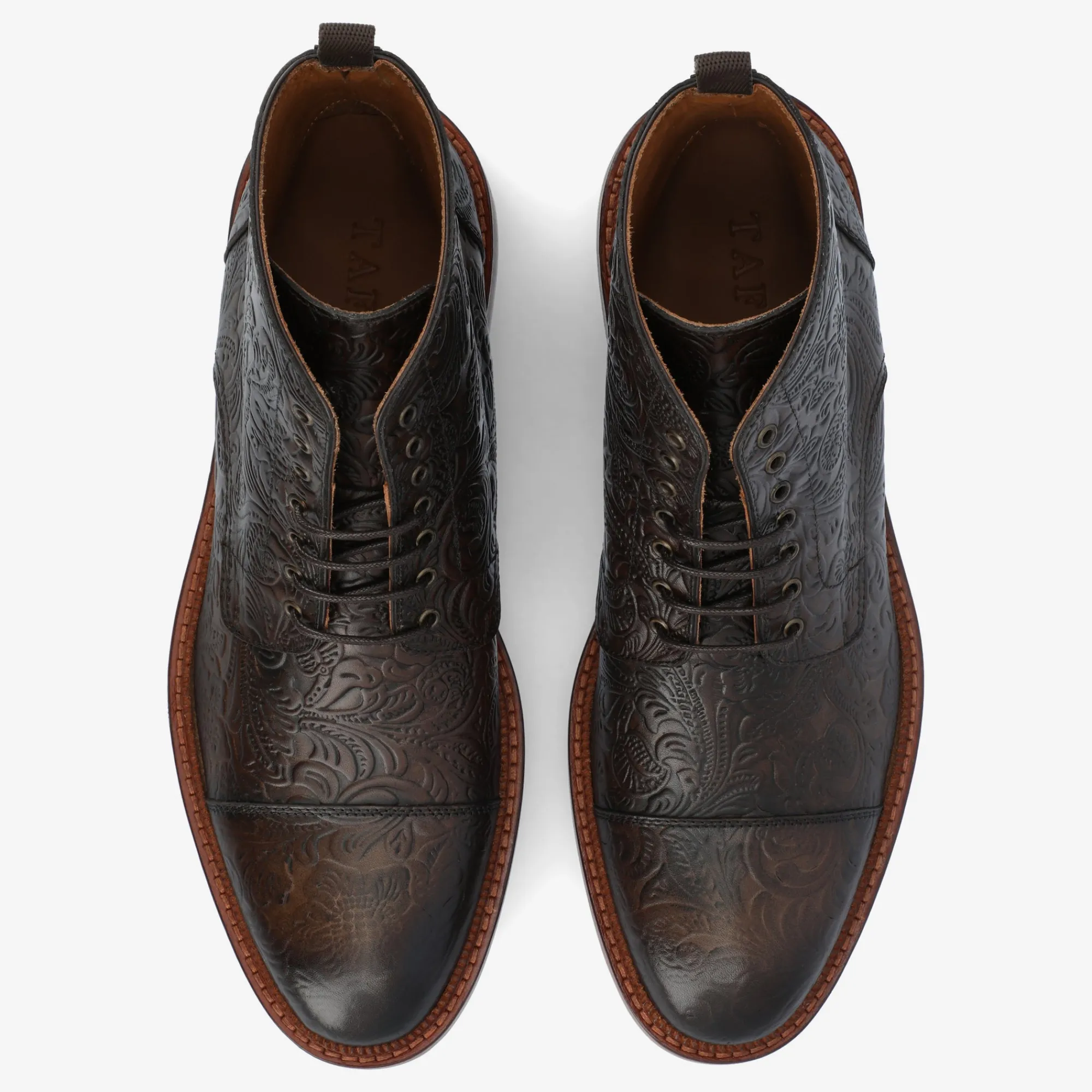 New TAFT The Rome Boot In Marron Viejo