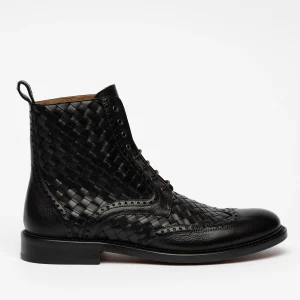 New TAFT The Saint Boot In Black - Men'S Leather Dress Boot