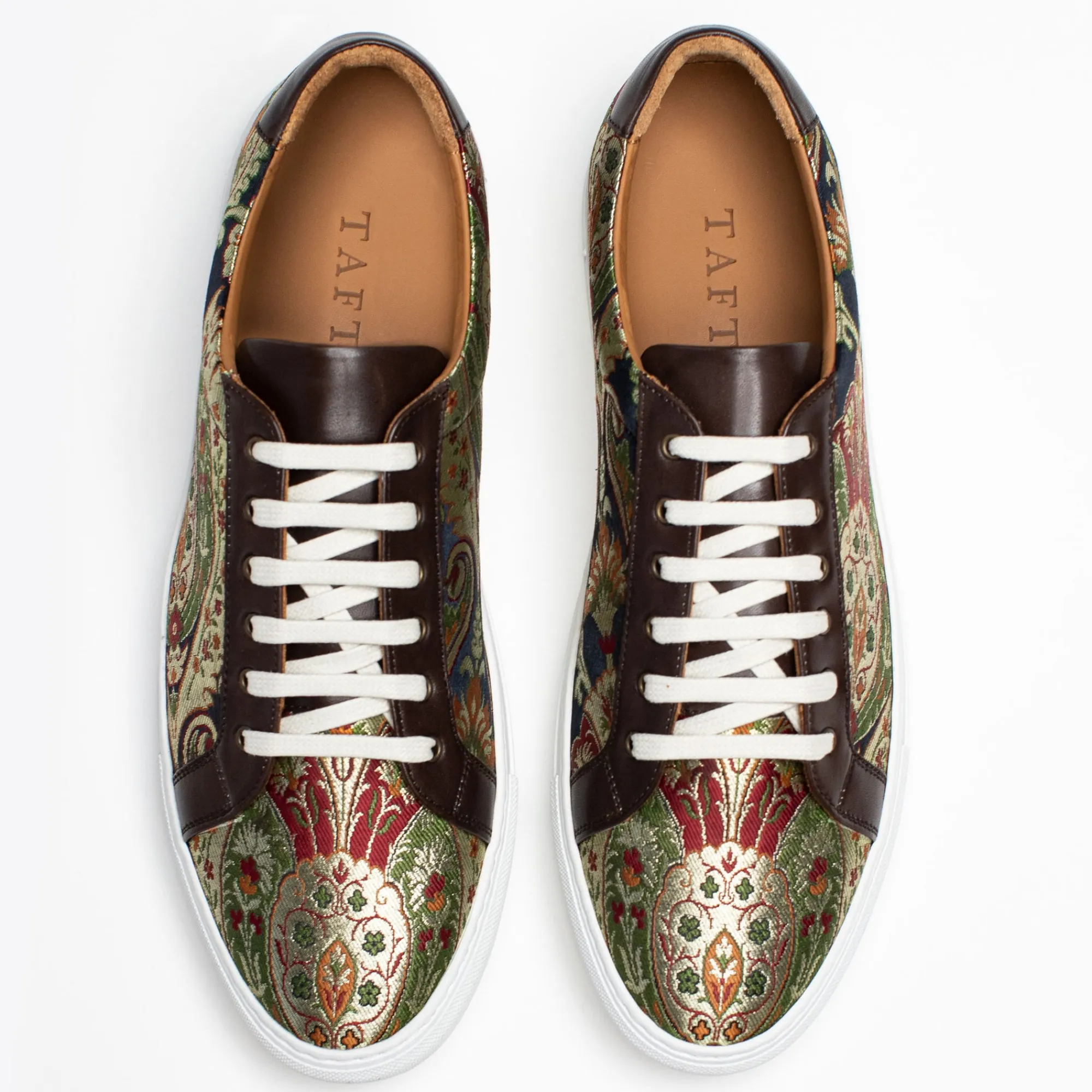 Cheap TAFT The Sneaker In Kashmir Multicolor Paisley Fabric |